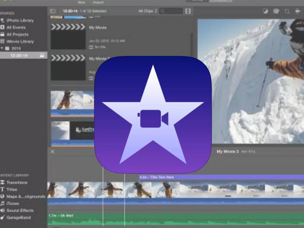 Best Video Editing Software - Apple iMovie