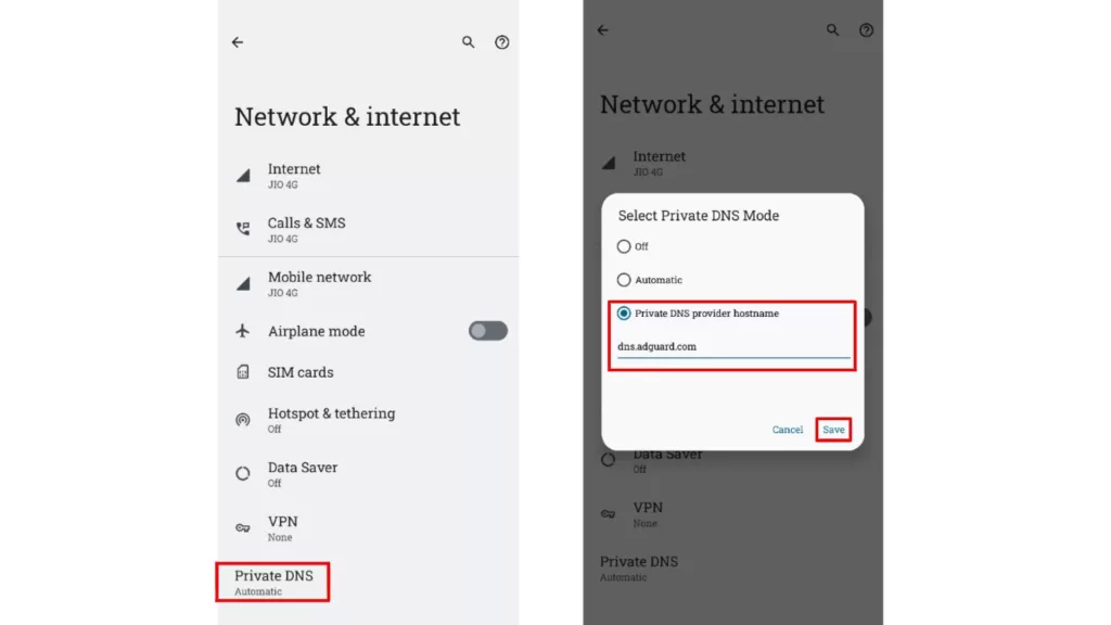 Blocking Ads on Android by Setting Up a Private DNS