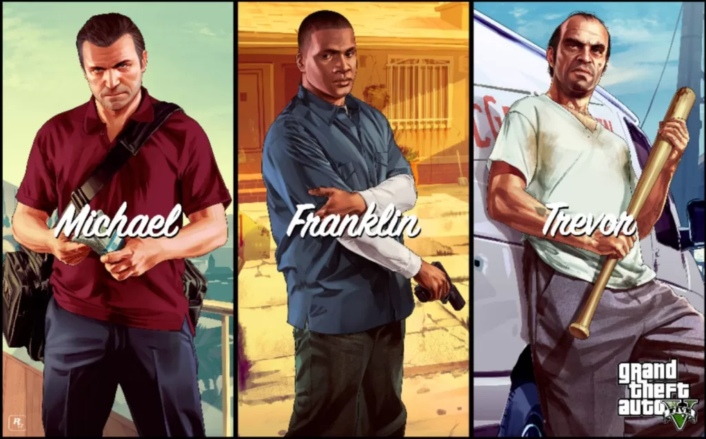 GTA 5 - Michael, Franklin and Trevor